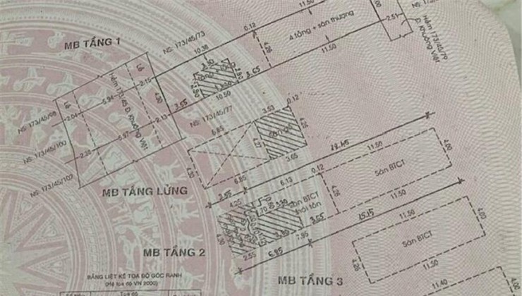 CHÍNH CHỦ Bán CĂN NHÀ 2 MẶT TIỀN 173/45/75 Khuông Việt, Phường Phú Trung, Quận Tân Phú - GIÁ CỰC RẺ