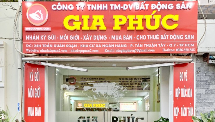 Công ty BĐS Gia Phúc - Chuyên dịch vụ nhà đất quận 7