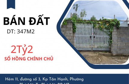 Chính Chủ Cần Bán Lô Đất Vị Trí Đẹp Tại Bà Rịa Vũng Tàu