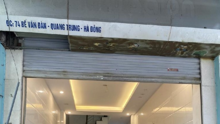 BÁN NHÀ HIẾM NGÕ RỘNG QUANG TRUNG- TÂM QUẬN HÀ ĐÔNG DT: 33M GIÁ 7 TỶ XX.