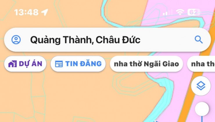 Lô đất Quảng Thành cực đẹp 4930  có suối bao quanh đất để làm view nghĩ dưỡng: