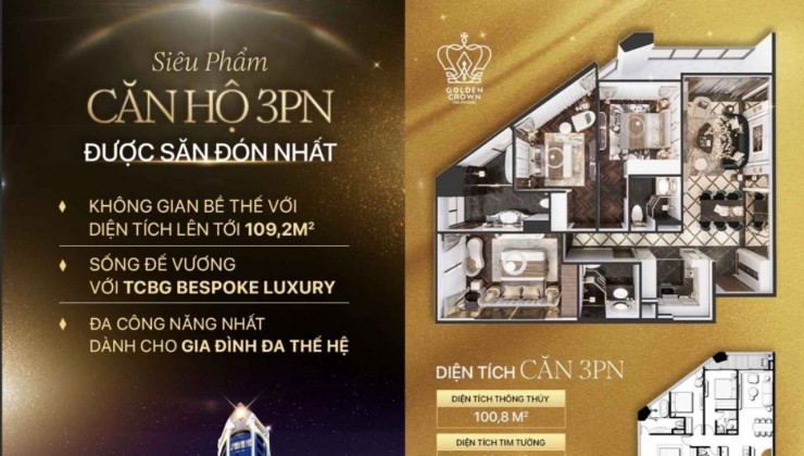 SỐNG SANG - SỐNG ĐẲNG CẤP tại Golden Crown Hải Phòng