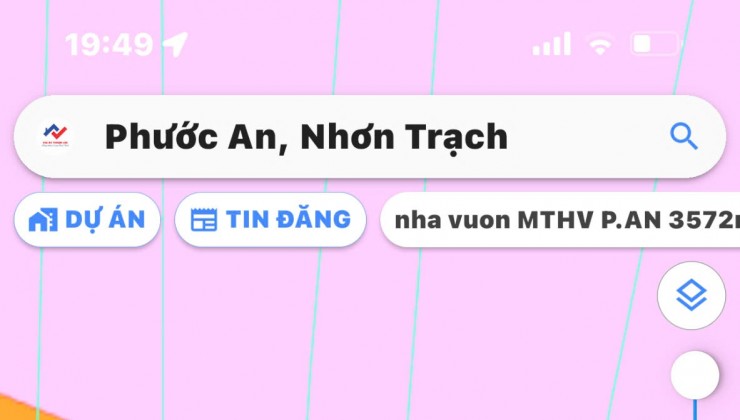 Cần Bán thửa đất vườn Nhơn Trạch xã Phước An diện tích 4000m2