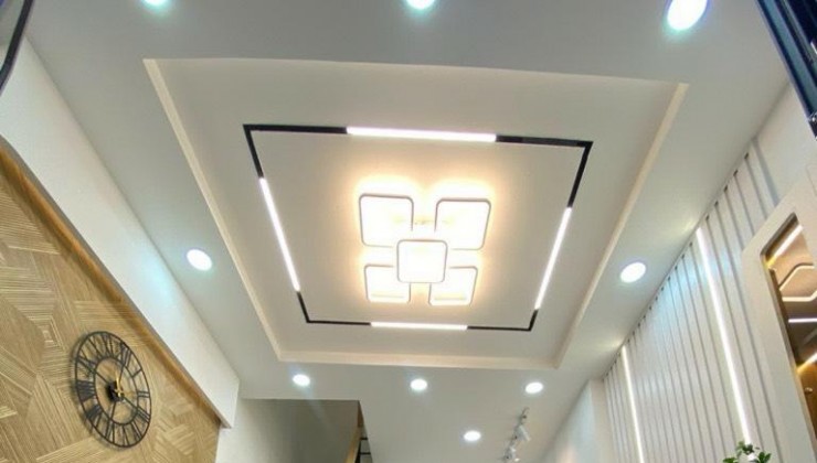 Bán nhà mới Nơ Trang Long, P7, Bình Thạnh, sát hẻm xe hơi, giá chỉ 4 tỷ 550