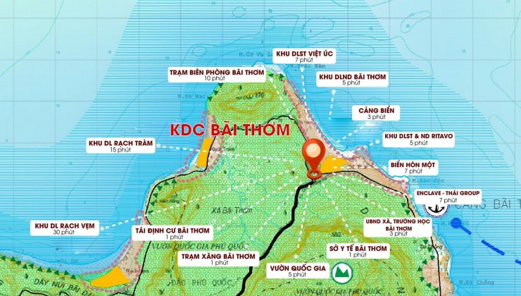 KDC Bãi Thơm vị trí 