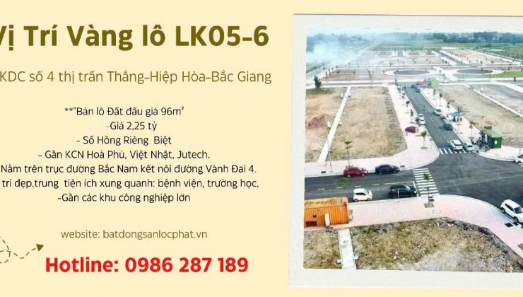 Bán lô Đất 96m² - Sổ hồng Riêng, Tiện Ích Đầy Đủ