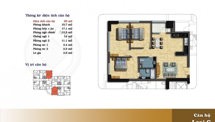 Cực rẻ ! Bán căn hộ 3n2vs 95m2 chung cư Housinco Phùng Khoang giá cực rẻ 4,2 tỉ