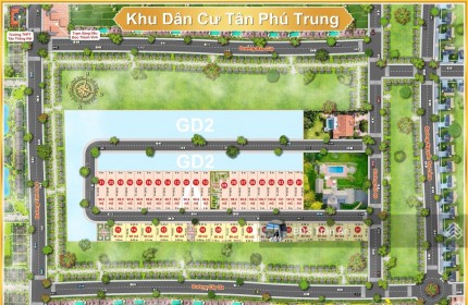 Bán đất KDC Tân Phú Trung, giá tốt nhất thị trường - tặng tiền mặt!