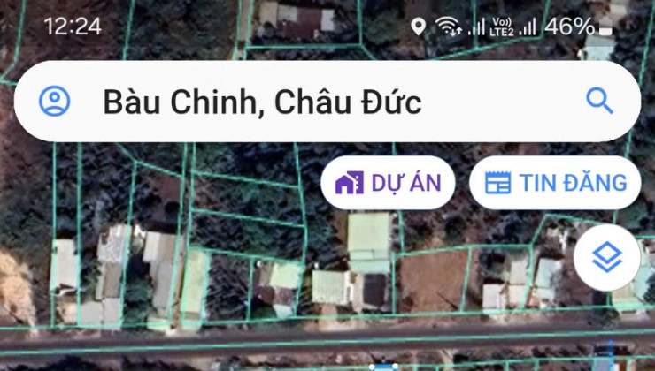 Chủ bán 2276mv , 50 thổ cư mặt tiền nhựa khu dân cư bầu chinh châu đức