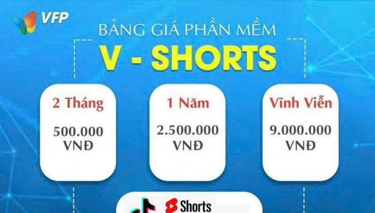 Phần Mềm VShorts Marketing Đa Nền Tảng Mạng Xã Hội TikTok, Facebook, YouTube, Instagram.