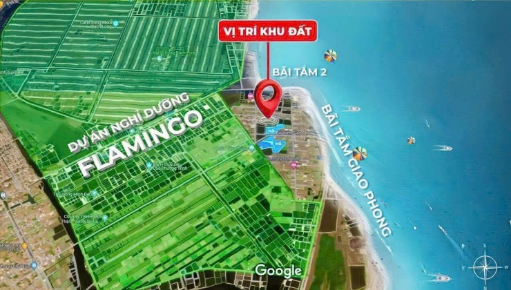 Đất biển Quất Lâm, Giao Phong siêu rẻ, vị trí tiềm năng, gần bãi tắm nhất Giao Thủy, Nam Định