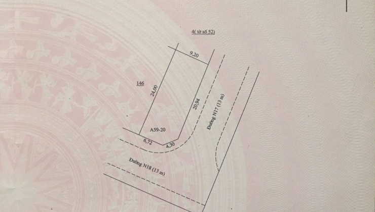 Bán Lô Đất A59, Ấp 6, Xã Nha Bích – Lô Góc 2 Mặt Tiền Giá 750 Triệu