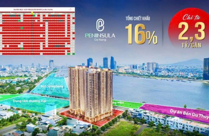 800 Triệu sở hữu ngay căn hộ Peninsula Đà Nẵng - Đẳng cấp sông Hàn