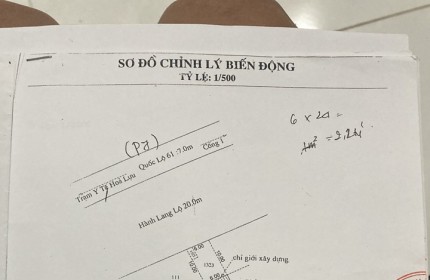 Cần Tiền Bán Gấp Đất SHR Tại Đường Trần Hưng Đạo, Khu Vực 4,P 5,Vị Thanh,Hậu Giang