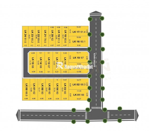 Lô đất tại Thị Trấn Ba Hàng Đồi - Lạc Thuỷ - Hoà Bình - Cách Hà Nội chỉ 50 km
