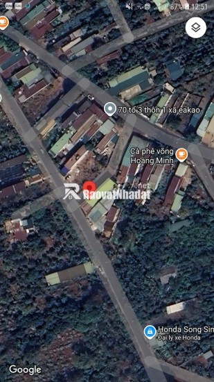 Đất Mặt tiền đường Y Wang, xã Ea Kao, Buôn Ma Thuột, Đắk Lắk.