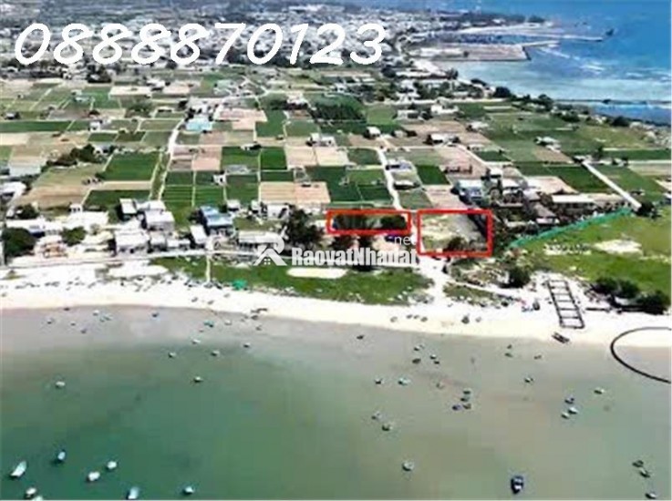 1 tỷ 385 triệu - bán gấp 2 lô đất 5x20m (100m2) full thổ cư - cách biển chỉ 10m gia đình cần