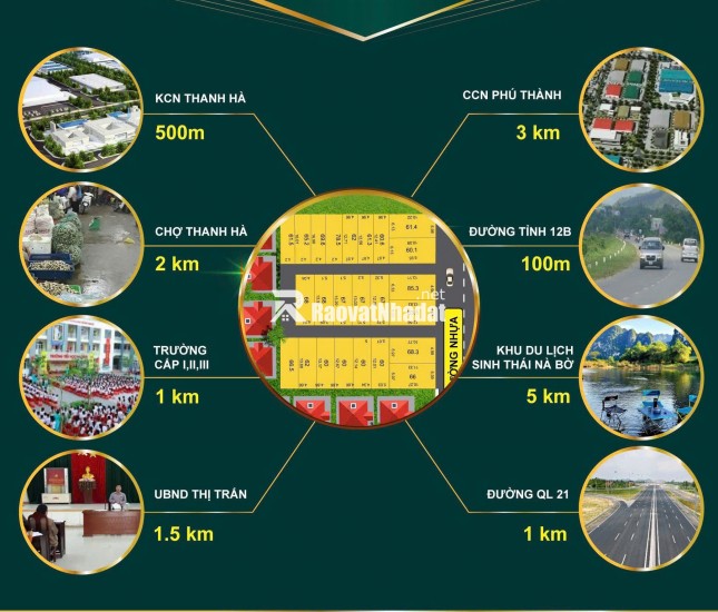 Quỹ đất tại thị trấn Thanh Hà-Lạc Thuỷ-Hoà Bình
