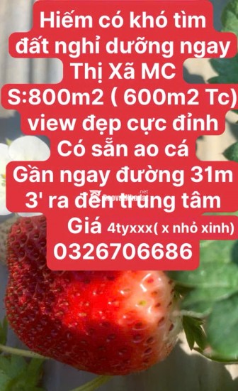 BÁN ĐẤT NỀN MỘC CHÂU GIÁ ĐẦU TƯ
