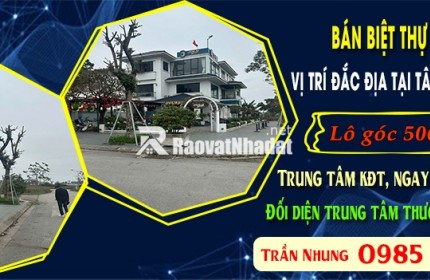 BÁN BIỆT THỰ ĐỘC QUYỀN – VỊ TRÍ ĐẮC ĐỊA TẠI TÂY HỒ, THỊ XÃ QUẾ VÕ