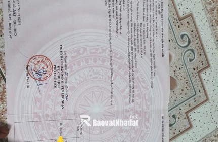 CẦN BÁN GẤP KHU ĐẤT KIẾN LAO-THỊ XÃ CHŨ