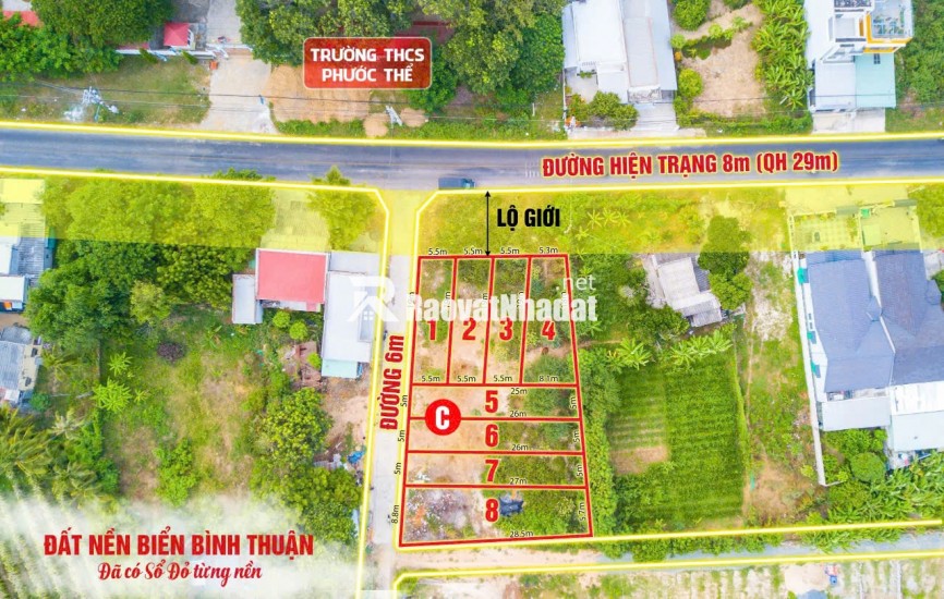 BÁN GẤP!Đất Biển Bình Thuận! Ngay nút giao Cao tốc Vĩnh Hảo và Cảng QT Cà Ná, KDL Cổ Thạch
