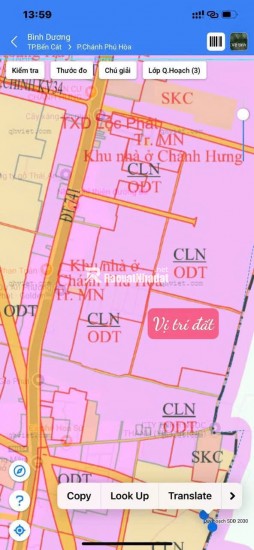 BÁN LÔ ĐẤT ĐẸP - TRUNG TÂM TP. BẾN CÁT - GIÁ ĐẦU TƯ 450tr