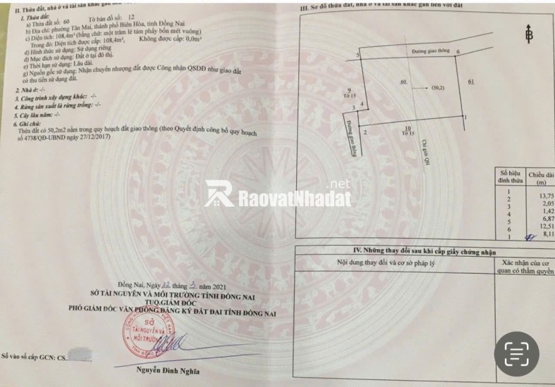 CHÍNH CHỦ CẦN BÁN 2 căn nhà cấp 4 Khu Phố 5- Tân Mai-  Biên Hoà -Đồng Nai sổ chung thổ cư 100% giá chỉ 2.3 tỷ.