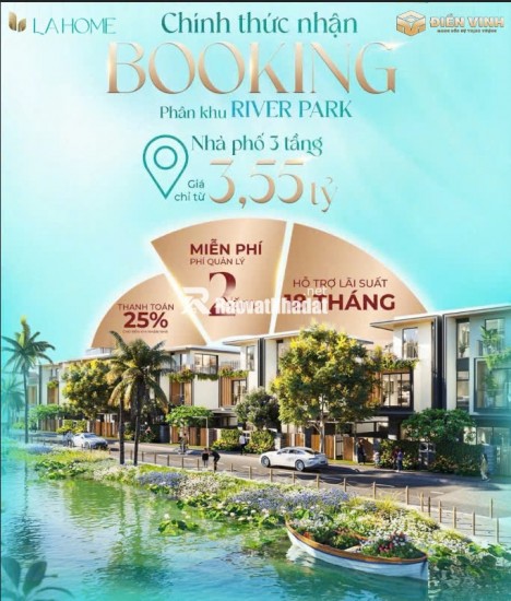 BOOKING SỚM – GIỮ VỊ TRÍ ĐẸP TẠI RIVER PARK LA HOME!
