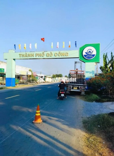 BÁN ĐẤT MẶT TIỀN QL50, TP GÒ CÔNG SHR, CÔNG CHỨNG SANG TÊN NGAY - GIÁ CHỈ 600TR