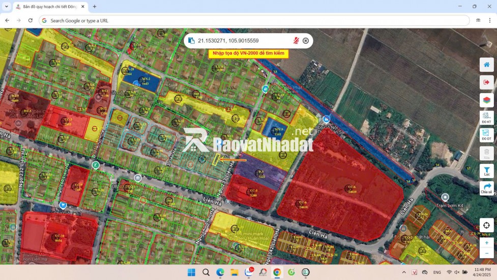 Chính chủ gửi bán 100m2 đấu giá X4 Hà Phong, Liên Hà, Đông Anh, gần 2 đại dự án lớn của Vin