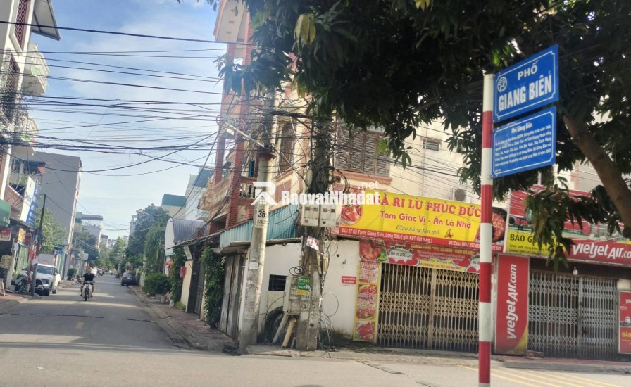 Phân lô bàn cờ, ô tô tránh, vị trí đẹp Giang Biên, tiềm năng lớn