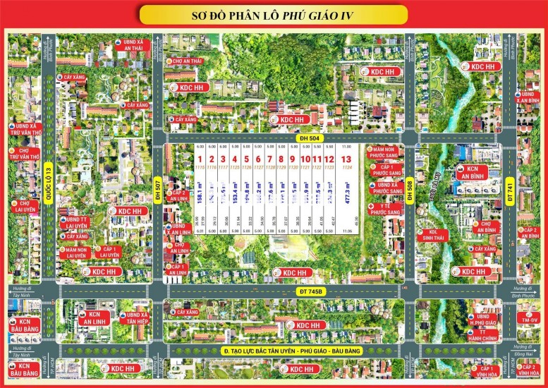 Còn 3 nền đất thổ cư gần KCN tại Bình Dương giá tốt, sổ sẵn, hợp xây phòng trọ