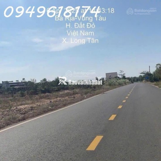 Đất mặt tiền Long Tân view mặt tiền đường lớn 12m, gần khu công nghiệp Đá Bạc, 300TR