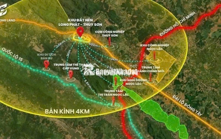 BÁN ĐẤT NỀN LONG PHÁT THUÝ SƠN - SẴN SỔ ĐỎ - SANG TÊN NGAY - GIÁ CHI 99TR/LO