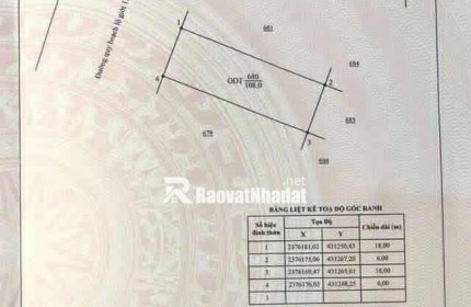 Gia cần tiền bán gấp mảnh đất