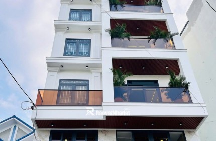 Q12-HẺM NHƯ MẶT TIỀN ĐƯỜNG NHỰA 8M - 6 TẦNG - 91M2 - XE HƠI NGỦ TRONG NHÀ - NGANG 6.8M X 14.1M - GIÁ NHỈNH 13.X TỶ