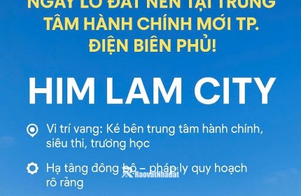 Bán đất nền khu đô thị him lam city