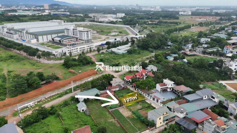 Bán đất Phú Cát, Quốc Oai 107m² – Gần Nhà máy in tiền – Giá chỉ từ 4x triệu/m²!