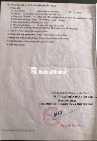 200 Hecta Đất Nông Lâm H. Ea Sup, Mặt Tiền QL 29, Giá Đầu Tư chỉ 25 tỷ