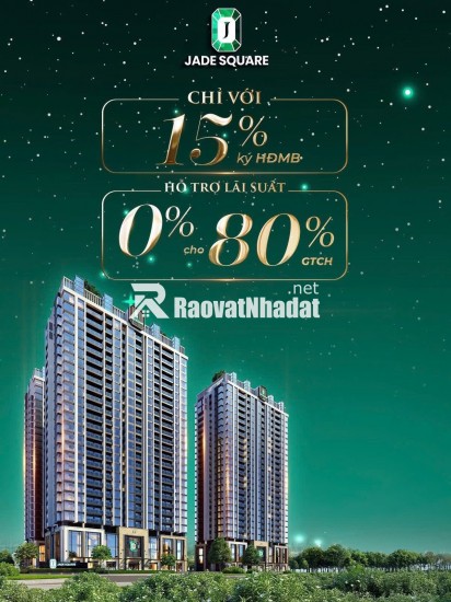  Jade Square – Căn hộ cao cấp Tây Hồ Tây – Từ 100Tr/m² – CK tới 9%