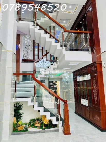 BÁN NHÀ 4 TẦNG MỚI – HẺM XE HƠI THÔNG – GẦN LÊ VĂN QUỚI – GIÁ HƠN 6 TỶ