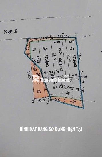Bán gấp đất thổ cư, sổ đỏ chính chủ tại Tây Mỗ, Hà Nội