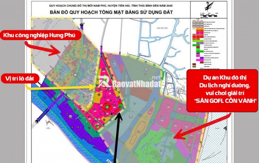 Bán đất tái định cư sổ đỏ chính chủ tại NAM PHÚ – TIỀN HẢI – THÁI BÌNH