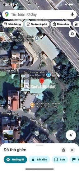 Bán Nhà Mặt Tiền 84-78 An Phú. Q2