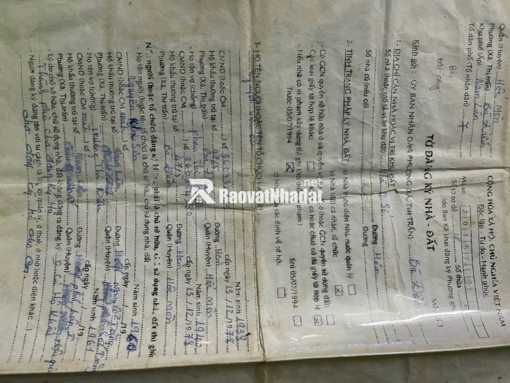 BÁN NHÀ GIÁ TỐT HÓC MÔN – GẦN QUỐC LỘ 1A – DỌN VÀO Ở NGAY