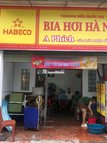 Cần cho thuê  ghép bán hàng ăn sáng và ăn trưa số 7 Khương Thượng Đống Đa Hà Nội