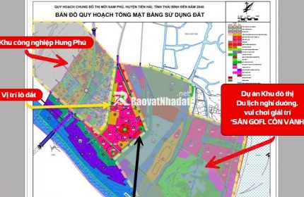 Chính chủ bán gấp 120m² đất tại NAM PHÚ – TIỀN HẢI, THÁI BÌNH giá hấp dẫn
