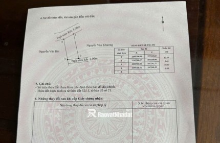 Bán đất Vũ Vị, xã Minh Tân, Hải Phòng