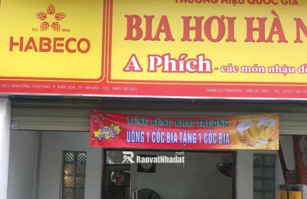Cần cho thuê  ghép bán hàng ăn sáng và ăn trưa số 7 Khương Thượng Đống Đa Hà Nội